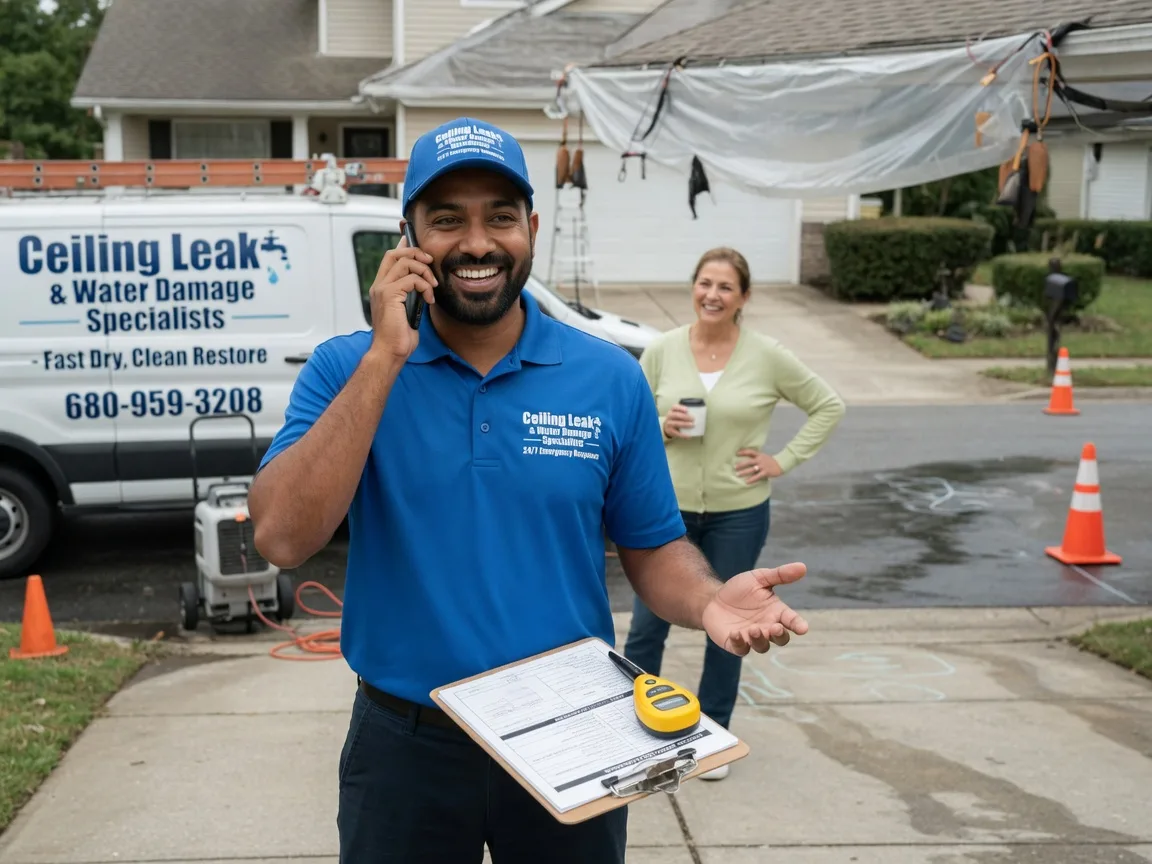 Ceiling Leak Cleanup Greenville, GA FAQs